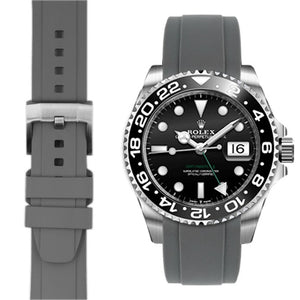 EVEREST錶帶 ROLEX GMT MASTER II 116710 116713 116718 126710 126711 膠帶穿扣