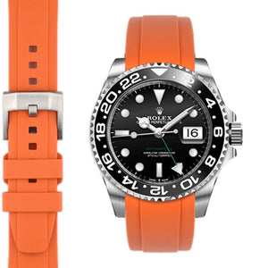 EVEREST錶帶 ROLEX GMT MASTER II 116710 116713 116718 126710 126711 膠帶穿扣