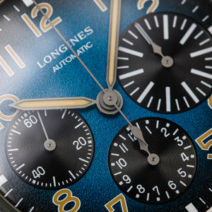 LONGINES Avigation BigEye 復刻大眼鈦金屬計時碼錶 L28161932