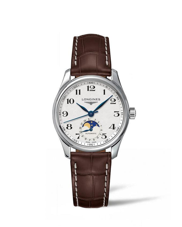 LONGINES 浪琴 MASTER 巨擘系列月相機械腕錶 34mm L24094783