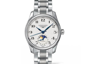 LONGINES 浪琴 MASTER 巨擘系列月相機械腕錶 34mm L24094786 - 新萬國鐘錶