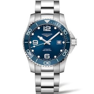LONGINES 浪琴深海征服者系列浪鬼陶瓷潛水機械錶 41mm L37814966 - 新萬國鐘錶