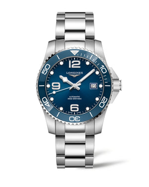 LONGINES 浪琴深海征服者系列浪鬼陶瓷潛水機械錶 41mm L37814966 - 新萬國鐘錶