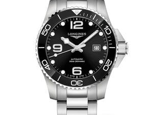 LONGINES 浪琴深海征服者系列浪鬼陶瓷潛水機械錶 43mm L37824566 - 新萬國鐘錶