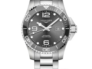 LONGINES 浪琴深海征服者系列浪鬼陶瓷潛水機械錶 43mm L37824766 - 新萬國鐘錶