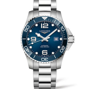 LONGINES 浪琴深海征服者系列浪鬼陶瓷潛水機械錶 43mm L37824966 - 新萬國鐘錶