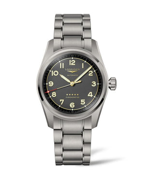 LONGINES 浪琴 Spirit 先行者系列鈦金屬機械錶 40mm L38101536
