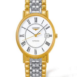 Longines 浪琴 PRESENCE 當代系列PVD黃金機械錶 38.50mm L49212117 - 新萬國鐘錶