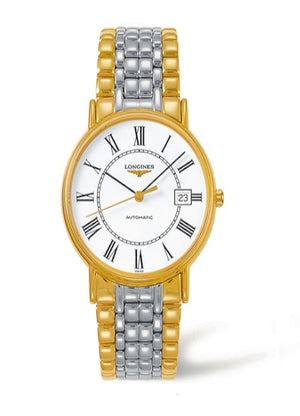 Longines 浪琴 PRESENCE 當代系列PVD黃金機械錶 38.50mm L49212117 - 新萬國鐘錶
