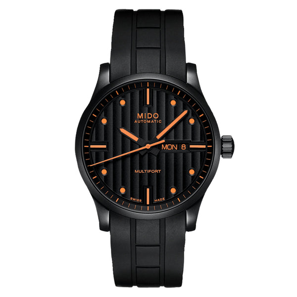 MIDO MULTIFORT 美度先鋒系列PVD黑色機械錶 M0054303705180