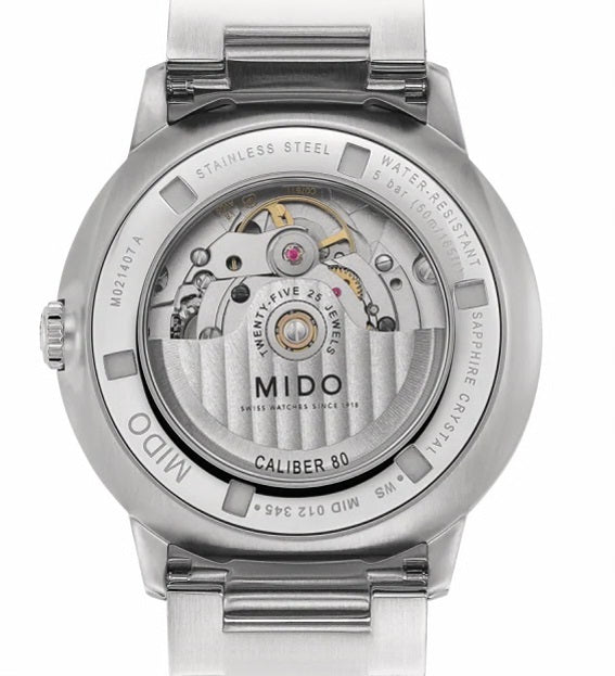MIDO Commander Gradient 美度香榭系列 煙灰漸層機械腕錶 M0214071141100