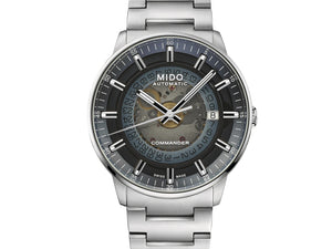 MIDO Commander Gradient 美度香榭系列 煙灰漸層機械腕錶 M0214071141101 - 新萬國鐘錶