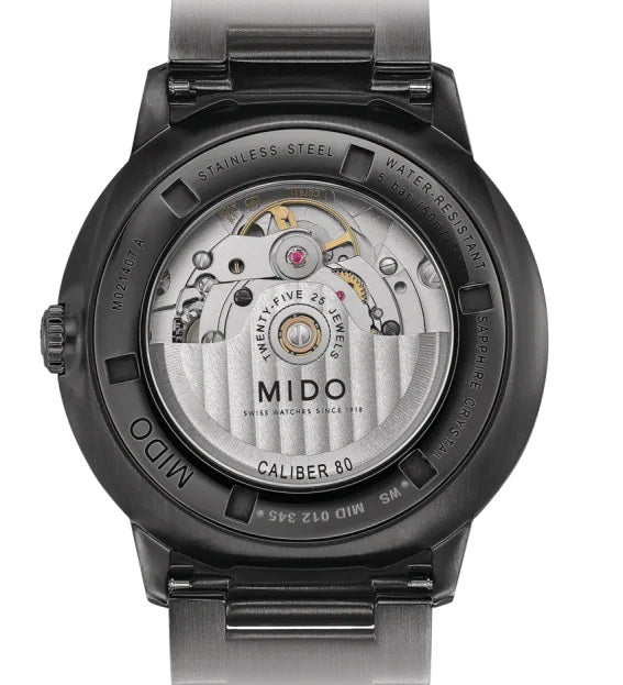 MIDO Commander Gradient 美度香榭系列 煙灰漸層機械腕錶 M0214073341100