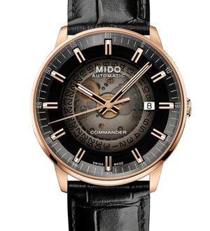 MIDO Commander Gradient 美度香榭系列 煙灰漸層機械腕錶 M0214073641100