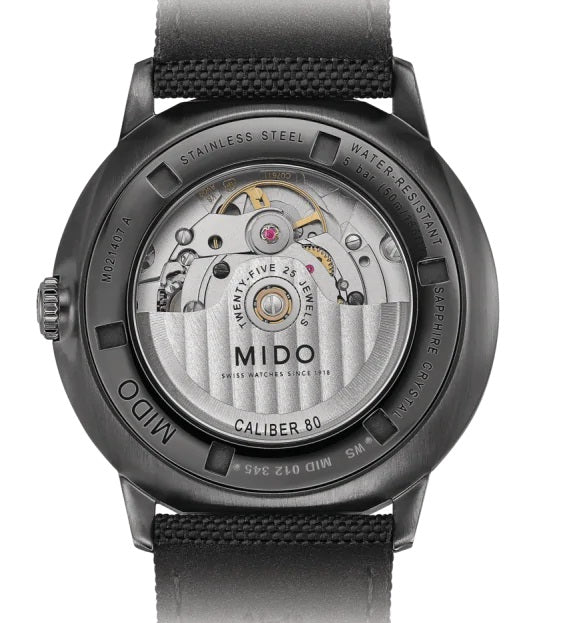 MIDO Commander Gradient 美度香榭系列 煙灰漸層機械腕錶 M0214073741100