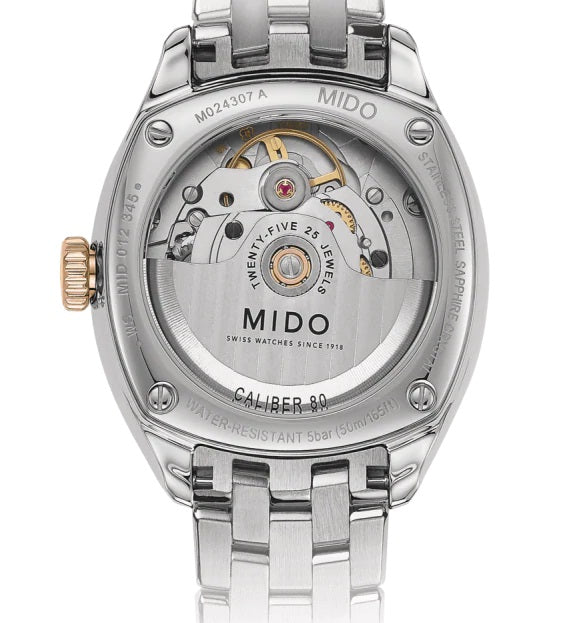 MIDO 美度 Belluna 皇室優雅雋永真鑽機械女錶 M0243072211600