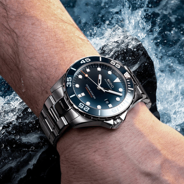 MIDO OCEAN STAR 美度海洋之星 深潛600米天文台認證潛水機械錶 43.5mm M0266081104101