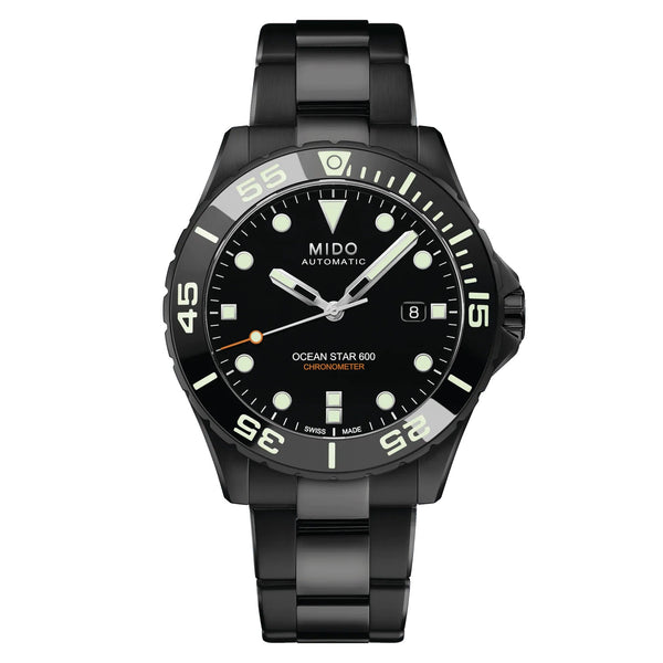 MIDO OCEAN STAR 600 美度海洋之星陶瓷圈600米DLC類鑽碳天文台認證 M0266083305100