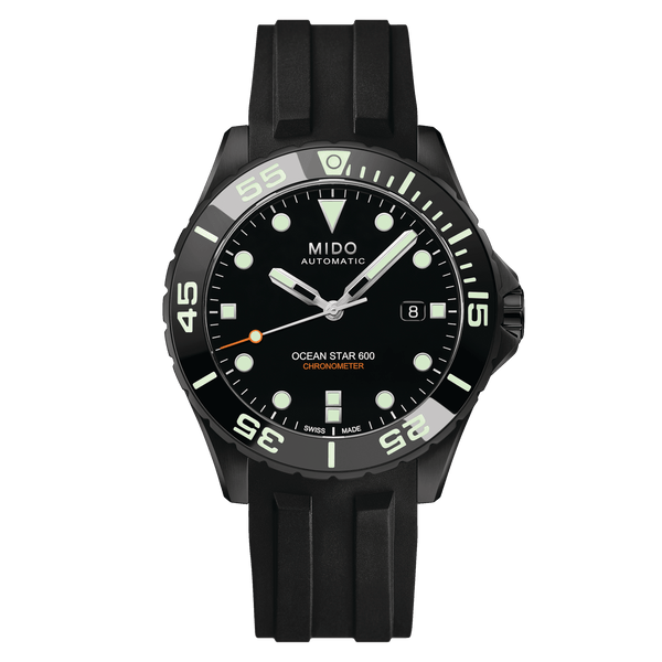 MIDO OCEAN STAR 600 美度海洋之星陶瓷圈600米DLC類鑽碳天文台認證 M0266083305100