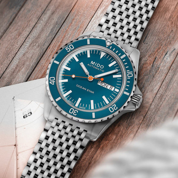 Mido Ocean Star 美度海洋之星200米漸層特別版潛水腕錶 40.5mm M0268301104100