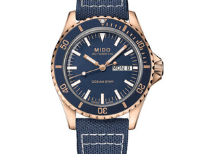 MIDO 美度 Ocean Star 海洋之星TRIBUTE 75週年特別腕錶玫瑰金PVD 40mm M0268303804100 - 新萬國鐘錶