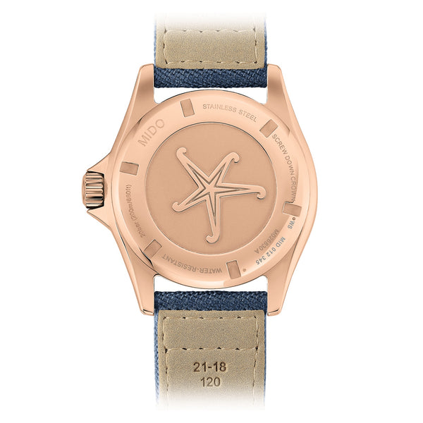 MIDO 美度 Ocean Star 海洋之星TRIBUTE 75週年特別腕錶玫瑰金PVD 40mm M0268303804100