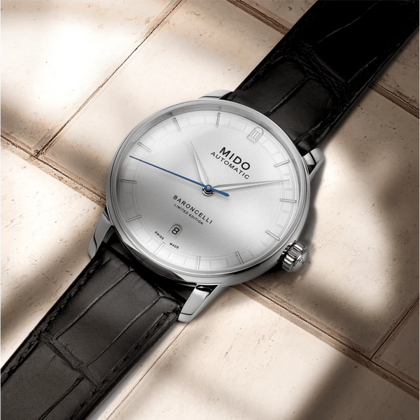 MIDO Baroncelli 美度永恆系列鈦游絲20周年紀念機械腕錶 M0374071626100