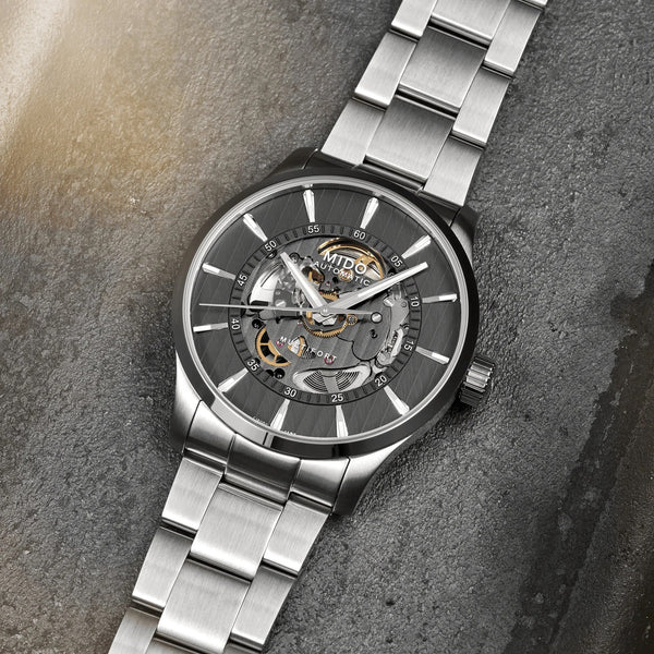 MIDO MULTIFORT 美度先鋒系列鏤空腕錶 42mm M0384361106100