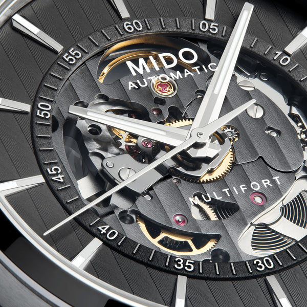 MIDO MULTIFORT 美度先鋒系列鏤空腕錶 42mm M0384361106100