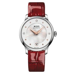 MIDO 美度 BARONCELLI 永恆系列套錶組 珍珠貝錶盤 34mm M0392071610600