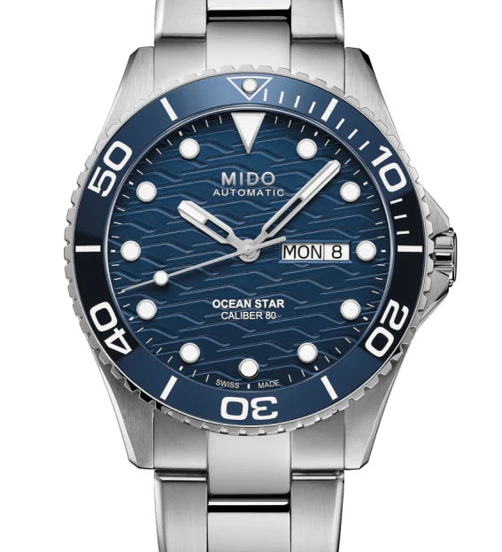 Mido Ocean Star 200C 美度海洋之星200米陶瓷圈腕錶 M0424301104100 藍面
