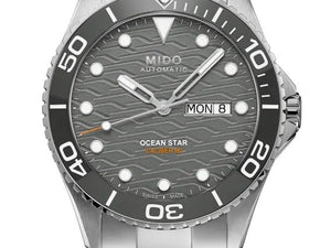 Mido Ocean Star 200C 美度海洋之星200米陶瓷圈腕錶 M0424301108100 灰面 - 新萬國鐘錶