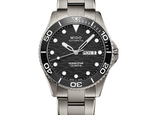 Mido Ocean Star 200C 美度海洋之星陶瓷圈200米鈦金屬潛水腕錶 M0424304405100 - 新萬國鐘錶