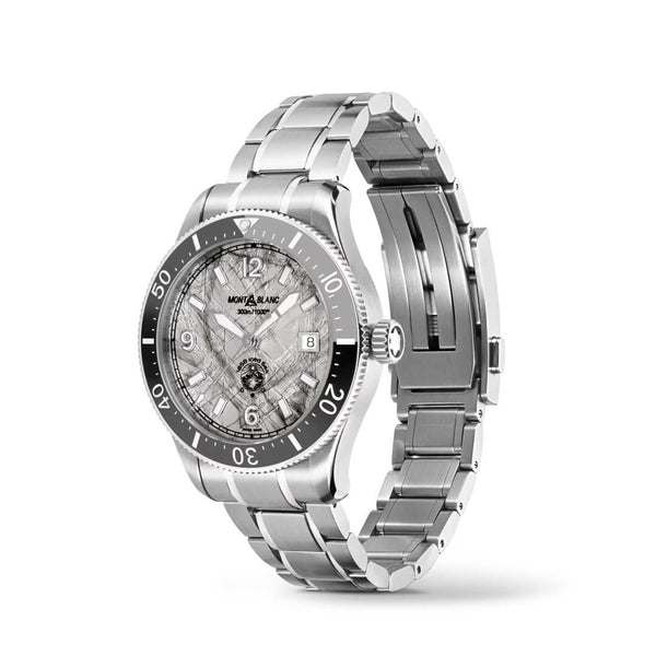 MontBlanc 萬寶龍 Iced Sea 系列300米日期顯示自動潛水腕錶 41mm 130793