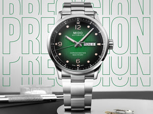 MIDO Multifort M 美度先鋒系列天文台認證矽游絲80小時動力機械腕錶 M0384311109700 - 新萬國鐘錶