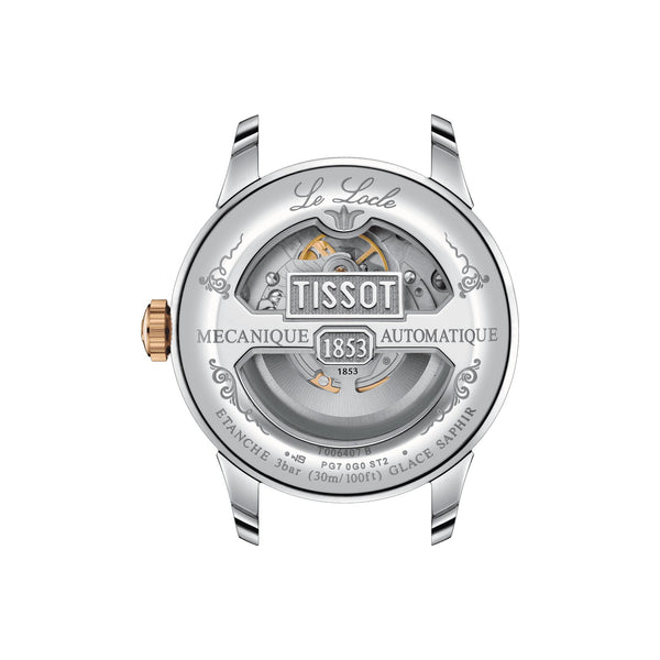 TISSOT 天梭力洛克系列Powermatic 80開芯機械男錶 T0064072203302