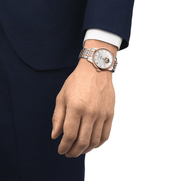 TISSOT 天梭力洛克系列Powermatic 80開芯機械男錶 T0064072203302