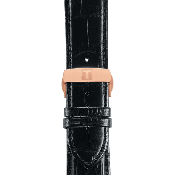TISSOT 天梭 Couturier 建構師系列三眼計時機械腕錶 43mm T0356143605101