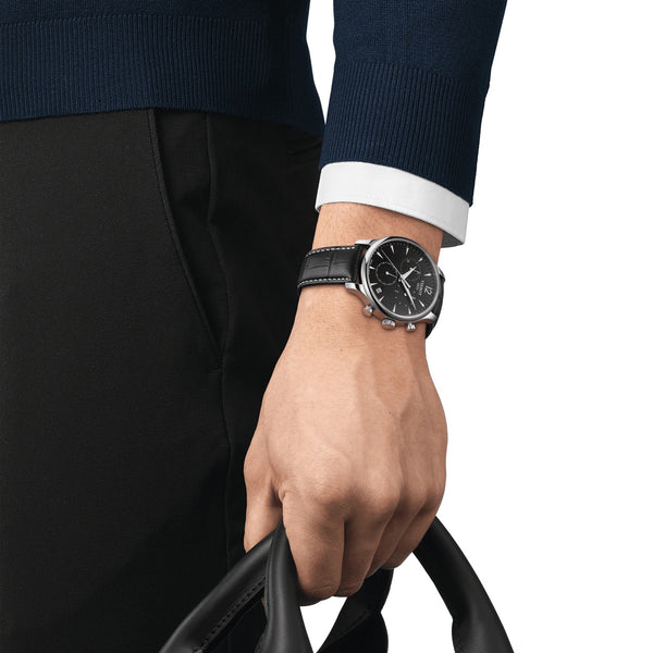 TISSOT 天梭 Tradition 系列計時石英錶 T0636171605700