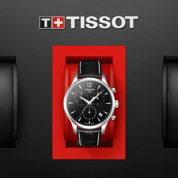TISSOT 天梭 Tradition 系列計時石英錶 T0636171605700