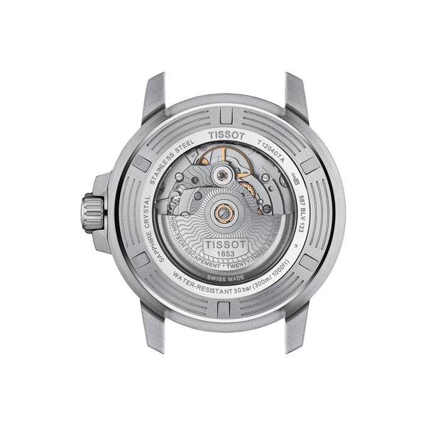 TISSOT SEASTAR 1000 天梭海星系列300米潛水機械錶 T1204071104103 藍色