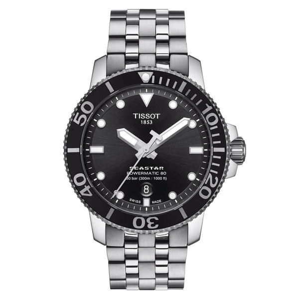 TISSOT SEASTAR 1000 天梭海星系列300米潛水錶 T1204071105100 - 新萬國鐘錶