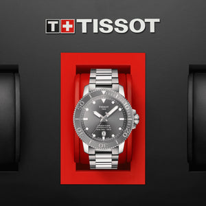 TISSOT 天梭 SEASTAR 1000 海星系列300米潛水機械錶 43mm T1204071108101