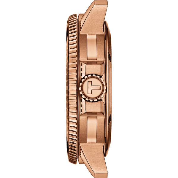 TISSOT SEASTAR 1000 天梭海星系列300米潛水錶 漸層藍面PVD玫瑰金 T1204073704100