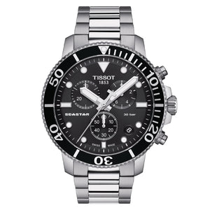 TISSOT SEASTAR 1000 天梭海星系列計時300米潛水錶 T1204171105100 - 新萬國鐘錶