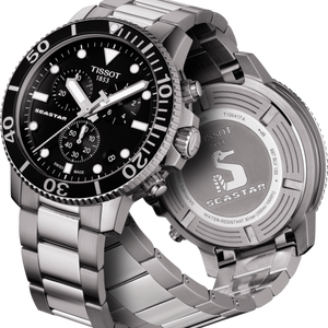 TISSOT SEASTAR 1000 天梭海星系列計時300米潛水錶 T1204171105100 - 新萬國鐘錶