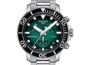 TISSOT 天梭 SEASTAR 1000 海星系列300米石英計時潛水錶 45mm T1204171109101 - 新萬國鐘錶