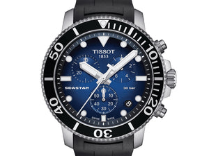 TISSOT SEASTAR 1000 天梭海星系列計時300米潛水錶 T1204171704100 - 新萬國鐘錶