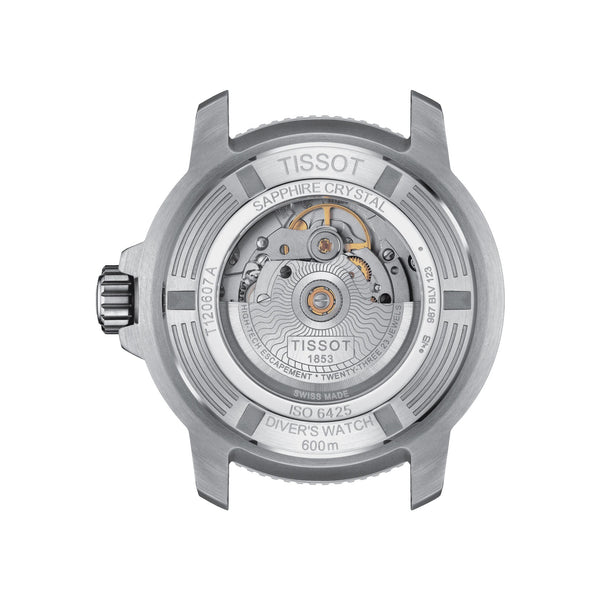 TISSOT SEASTAR 2000 天梭海星系列600米潛水機械錶漸層藍 46mm T1206071104101