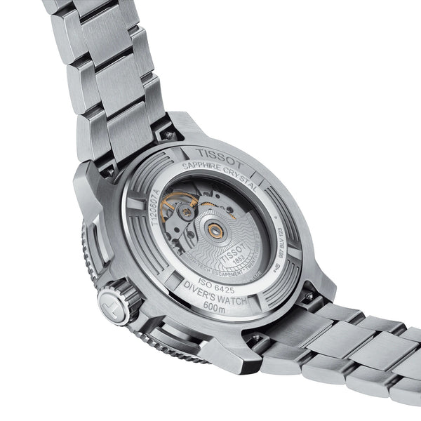 TISSOT SEASTAR 2000 天梭海星系列600米潛水機械錶漸層藍 46mm T1206071104101